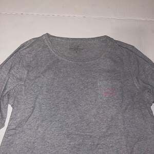 Vineyard Vines Womens Gray Long Sleeve Whale Logo T-Shirt